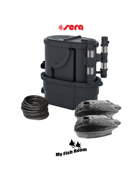 Filtro para estanque sera KOI Professional 24000 set (incluye 2 bombas y lámpara UV-C 55w cada una)