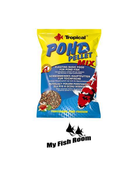 Pond Pellet Mix Tropical 1 litro / 130gr - alimento para peces de agua fría