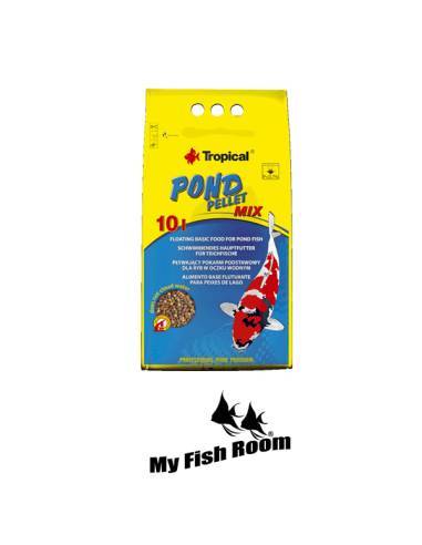 Pond Pellet Mix Tropical 10 litros / 1300gr - alimento para peces KOI