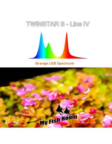 TWINSTAR LED 450S IV (ajustable & colgante) para acuarios plantados