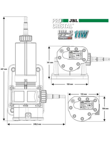 JBL PROCRISTAL UV-C Compact plus 11 W
