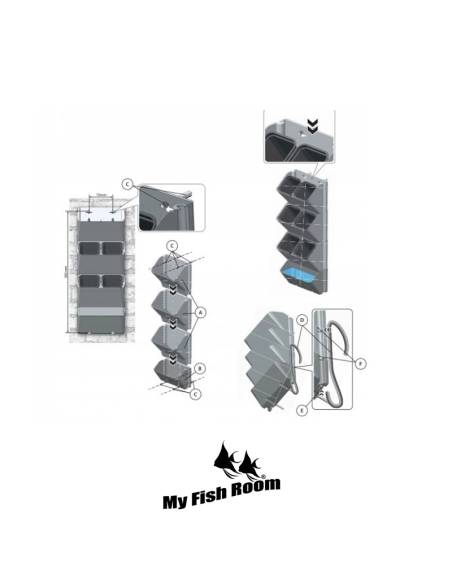 Aquael Versa Garden Herbs - Jardin Vertical 6 macetas