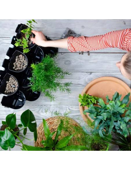 VERSA GARDEN Kit de Inicio de Jardin Vertical para 12 macetas