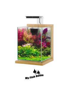 Nano Acuario Kit Jalaya 2 Roble claro 10 Litros Zolux