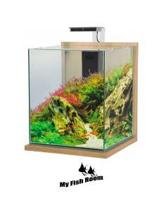 Nano Acuario Kit Jalaya XXL Roble claro 31.5 Litros Zolux