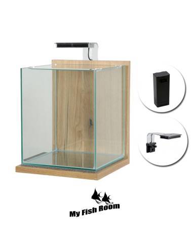 Nano Acuario Kit Jalaya XXL Roble claro 31.5 Litros Zolux