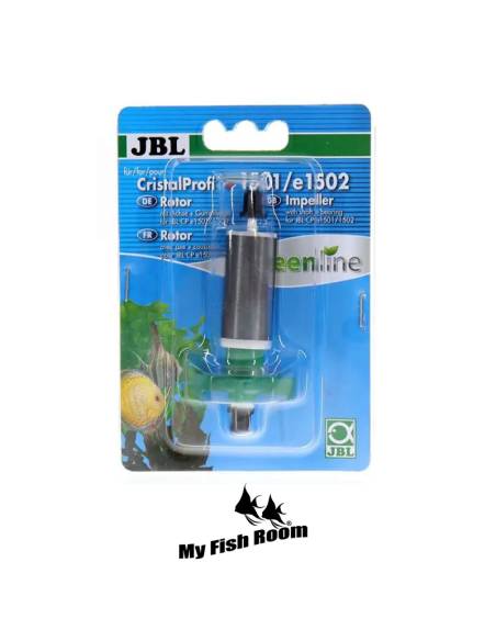 Rotor + eje cerámico JBL Cristal Profi 1501/1502 Ref 602150