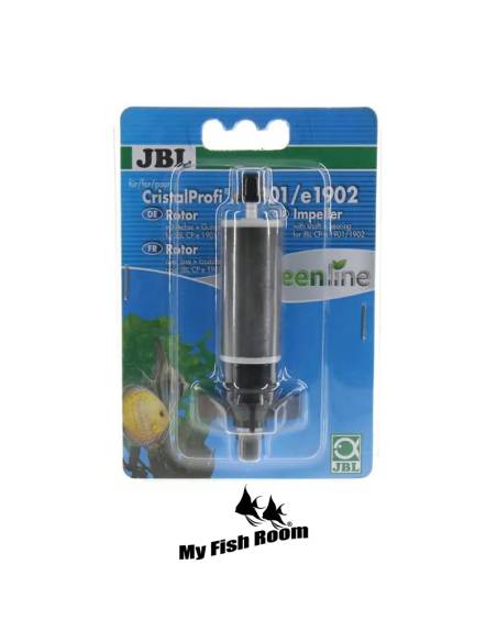 Rotor + eje cerámico JBL Cristal Profi 1901/1902 Ref 602260