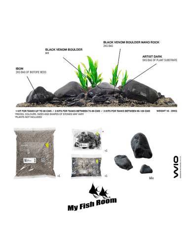 Ibon River Kit WIO Decor kit aquascaping