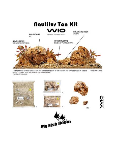 Nautilus Tan Kit Wio Decor kit aquascaping