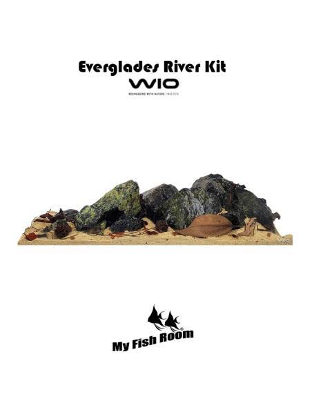 Everglades River Kit Wio Decor kit aquascaping