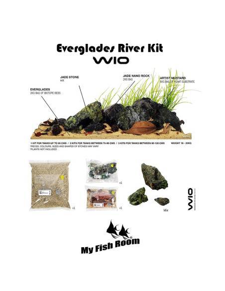 Everglades River Kit Wio Decor kit aquascaping