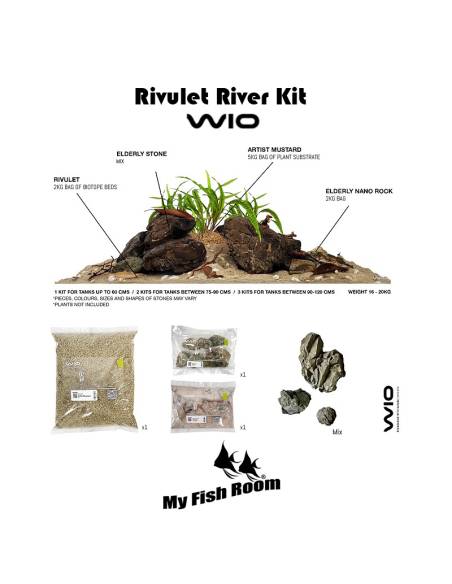 Rivulet River Kit WIO Decor kit aquascaping