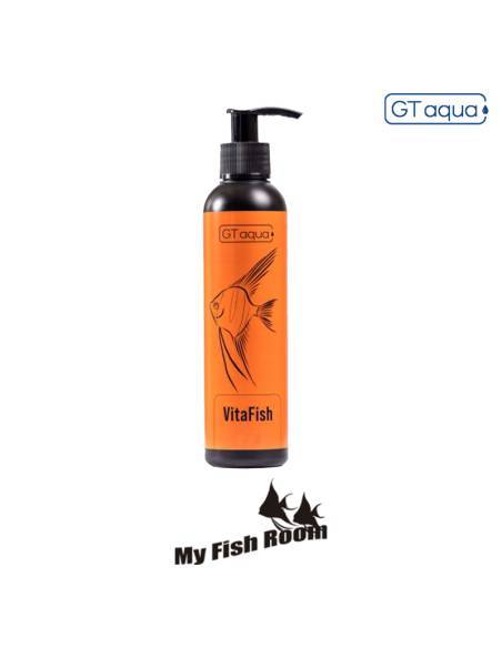GT Aqua VitaFish proporciona un complejo de vitaminas para todos los peces y gambas del acuario.