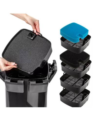 Aquael Hypermax 4500 BT - Bluetooth filtro exterior para acuarios