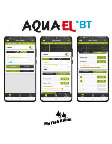 Aquael Hypermax 4500 BT - Bluetooth filtro exterior para acuarios