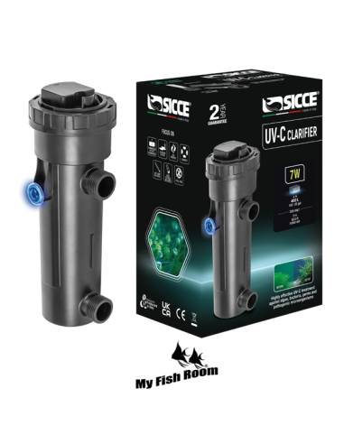 SICCE UV-C Clarifier 9w Lámpara Germicida sumergible (IP68)