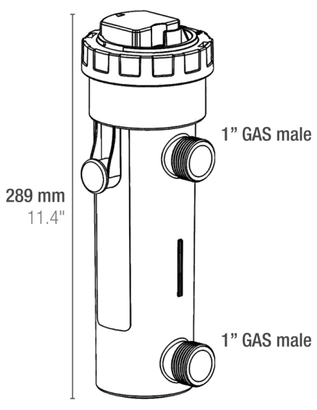 SICCE UV-C Clarifier 9w Lámpara Germicida sumergible (IP68)