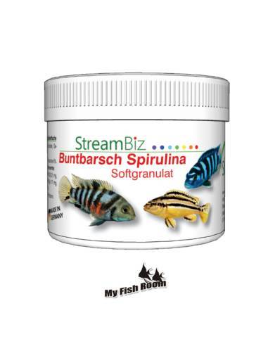 StreamBiz Cichlid Spirulina Soft Granules 80g