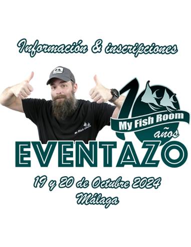 Inscripción X Aniversario My Fish Room + Camiseta Talla S