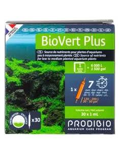 Prodibio Biovert Plus contiene hormonas vegetales seleccionadas por su capacidad para favorecer el crecimiento de las plantas.
