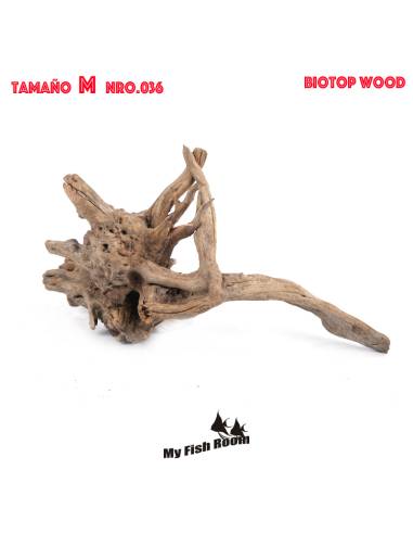 Biotop Wood "M" nro036 - Tronco natural para acuarios