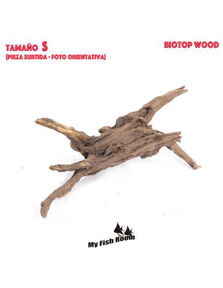 Biotop Wood tronco tamaño S para recrear acuarios naturales como biotopos o proyectos de aquascaping