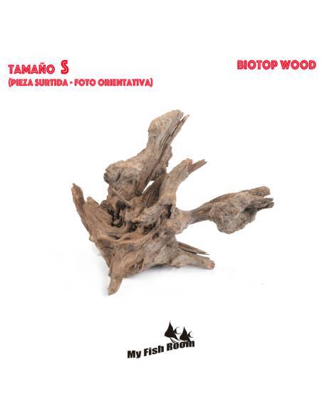 Biotop Wood tronco tamaño S para recrear acuarios naturales como biotopos o proyectos de aquascaping