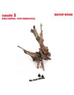 Biotop Wood tronco tamaño S para recrear acuarios naturales como biotopos o proyectos de aquascaping