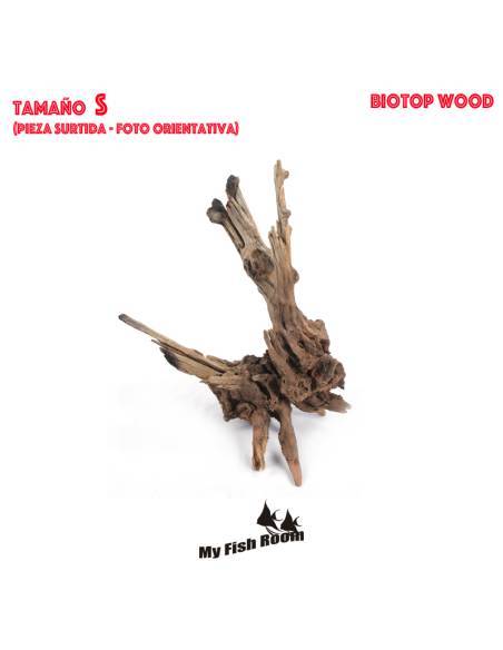 Biotop Wood tronco tamaño S para recrear acuarios naturales como biotopos o proyectos de aquascaping