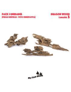 Dragon Wood tronco tamaño S  PACK ahorro 3 piezas para recrear acuarios naturales como biotopos o proyectos de aquascaping 2