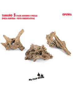 Troncos para acuarios Opuwa "S"  pack 3 unidades 2