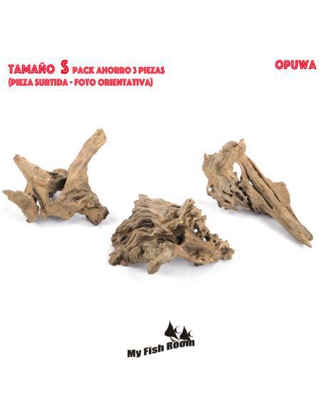 Troncos para acuarios Opuwa "S"  pack 3 unidades