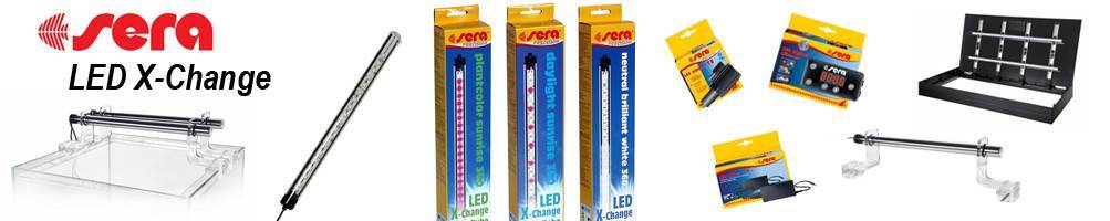 SERA LED X-Change sistemas de iluminación para acuarios